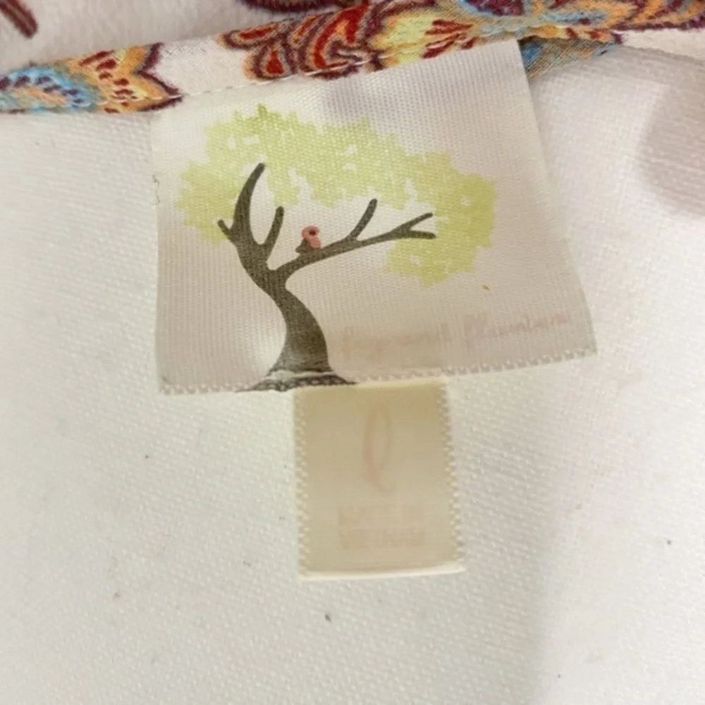 Anthropologie Fig & Flower Multi Print High Low‎ Tunic - Picture 4 of 8